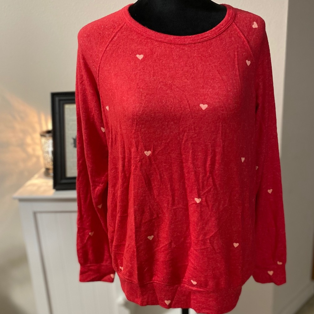 Buffalo David Bitton lightweight heart sweater